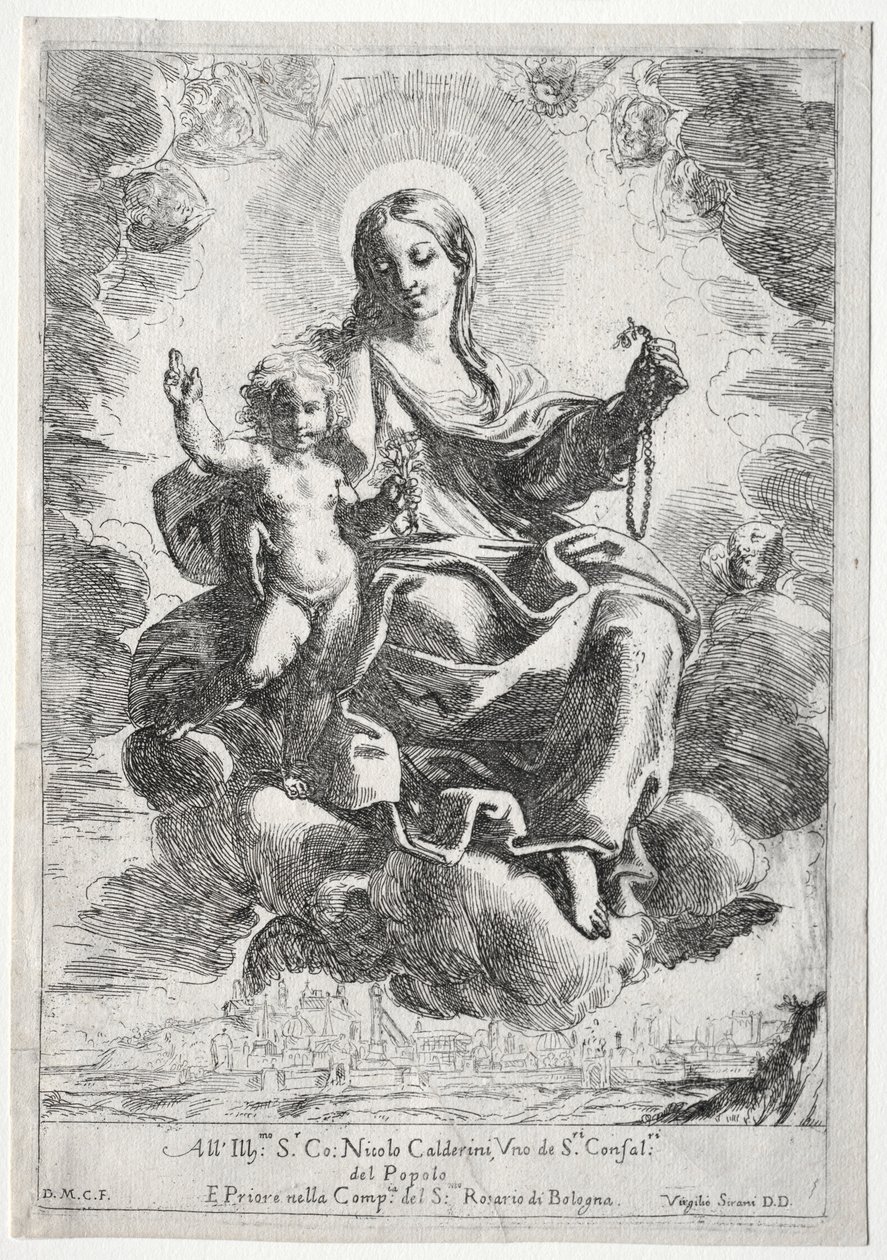 Madonna des Rosenkranzes von Domenico Maria Canuti