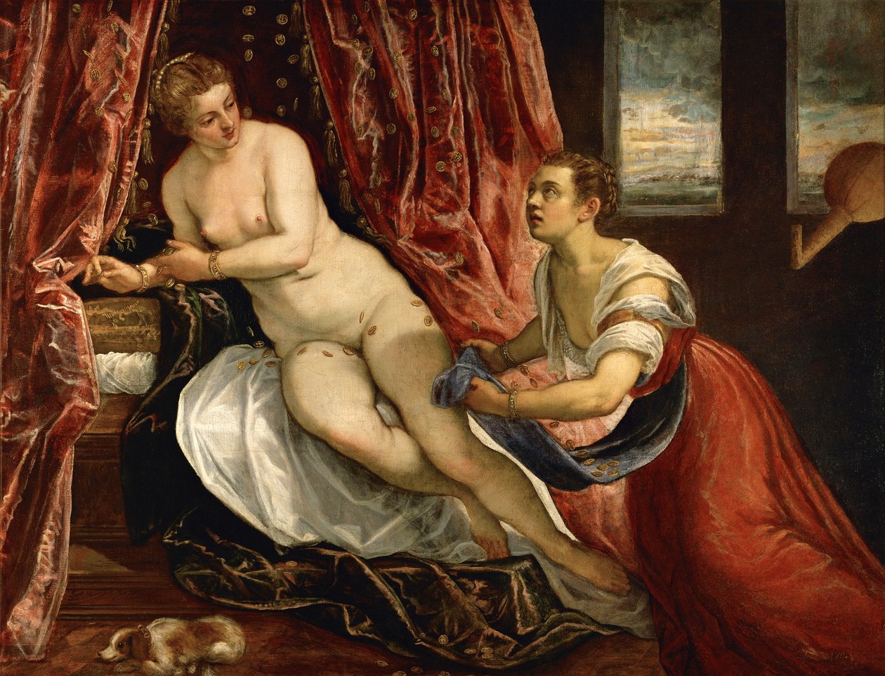 Danae, ca. 1570 von Domenico Robusti Tintoretto