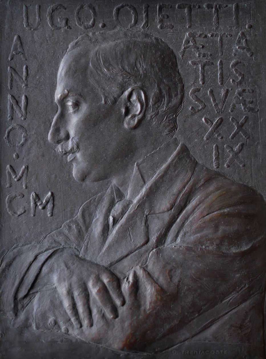 Porträt von Ugo Ojetti von Domenico Trentacoste