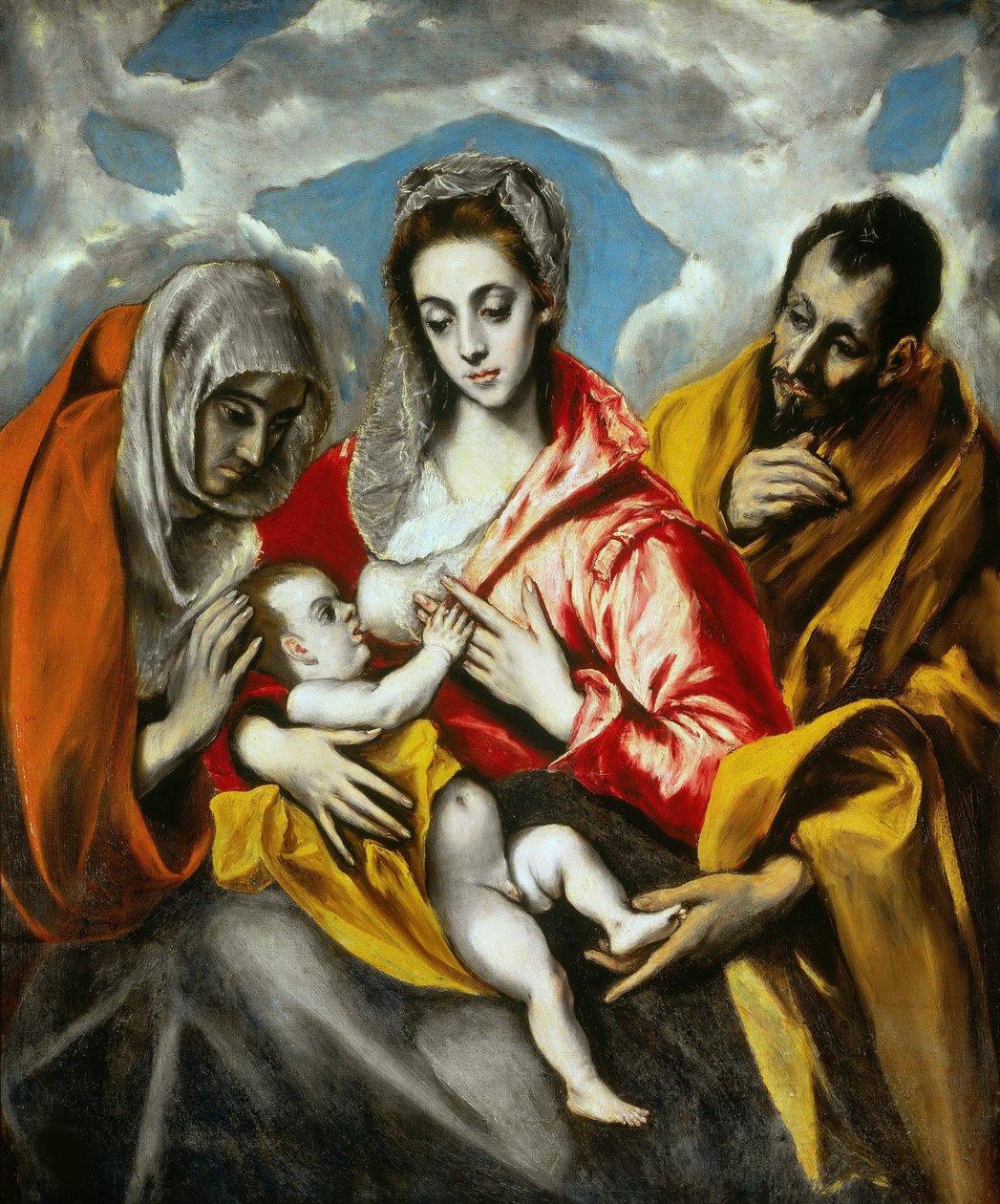 Die Heilige Familie, 1595 von Dominico El Greco