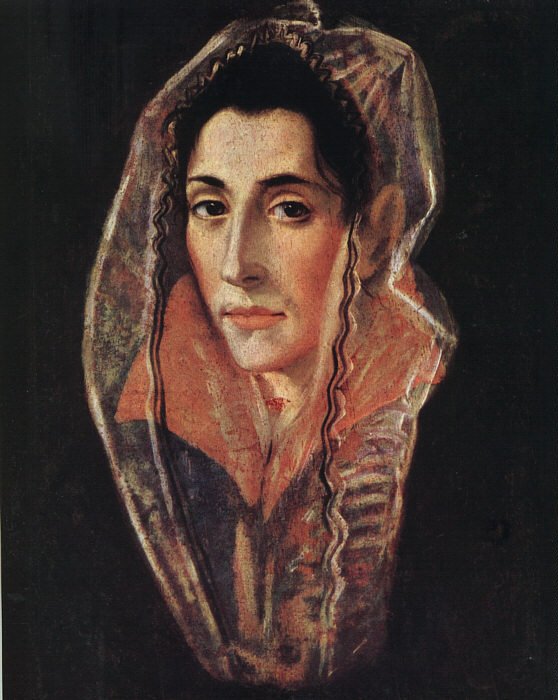 Weibliches Porträt von El Greco