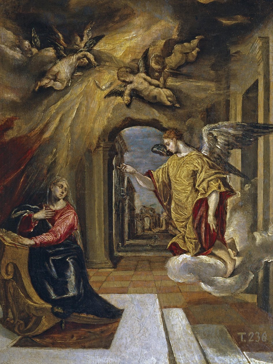 Die Verkündigung von El Greco