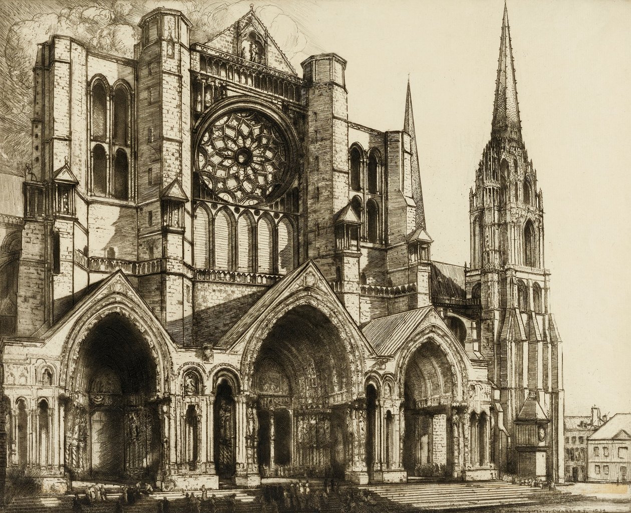 Chartres, Nordportal von Donald Shaw MacLaughlan
