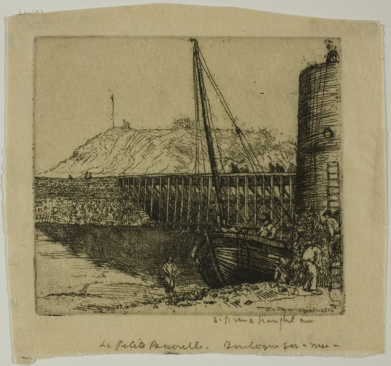La Passerelle, Boulogne von Donald Shaw MacLaughlan