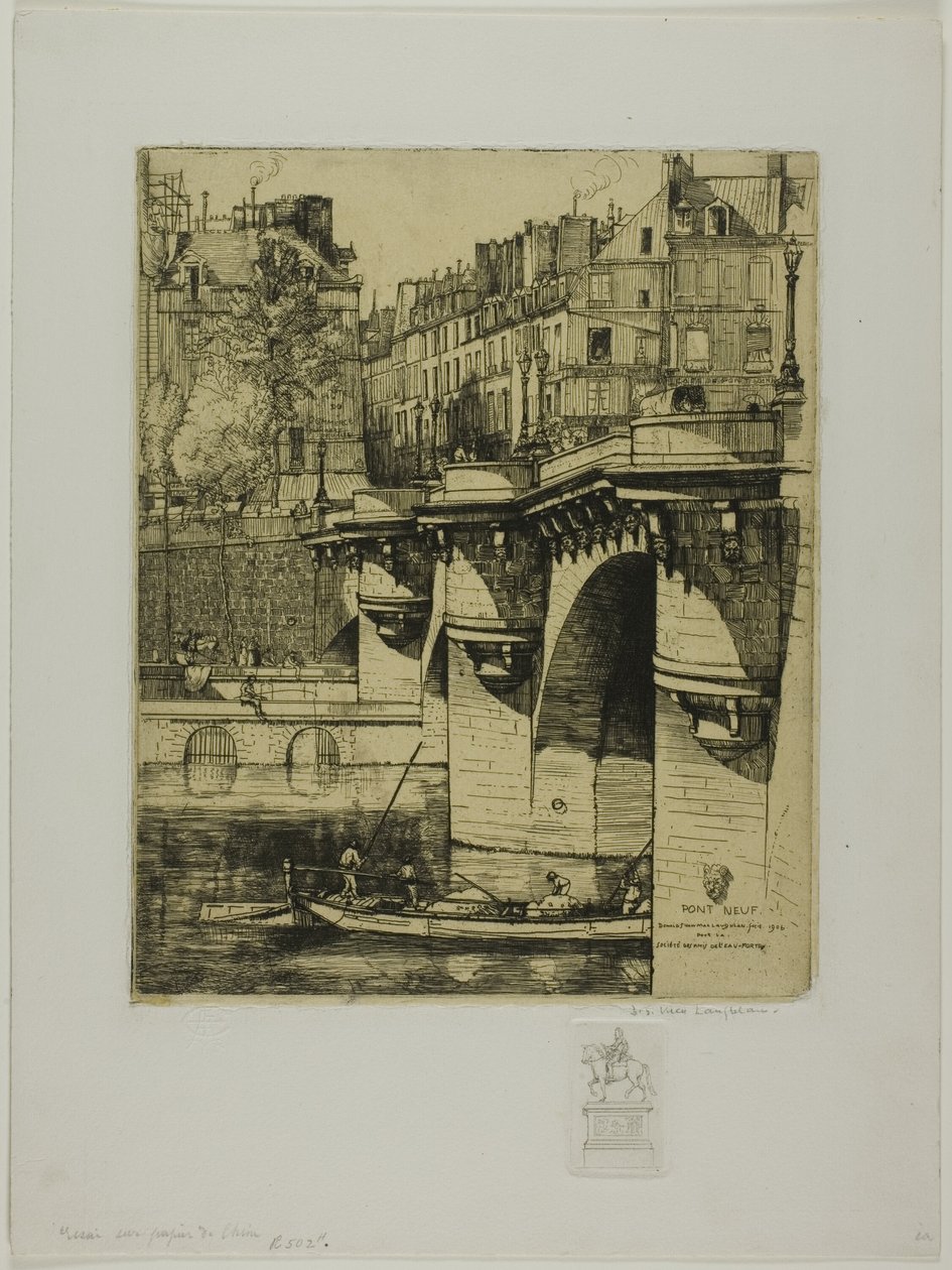 Le Pont Neuf, Paris von Donald Shaw MacLaughlan