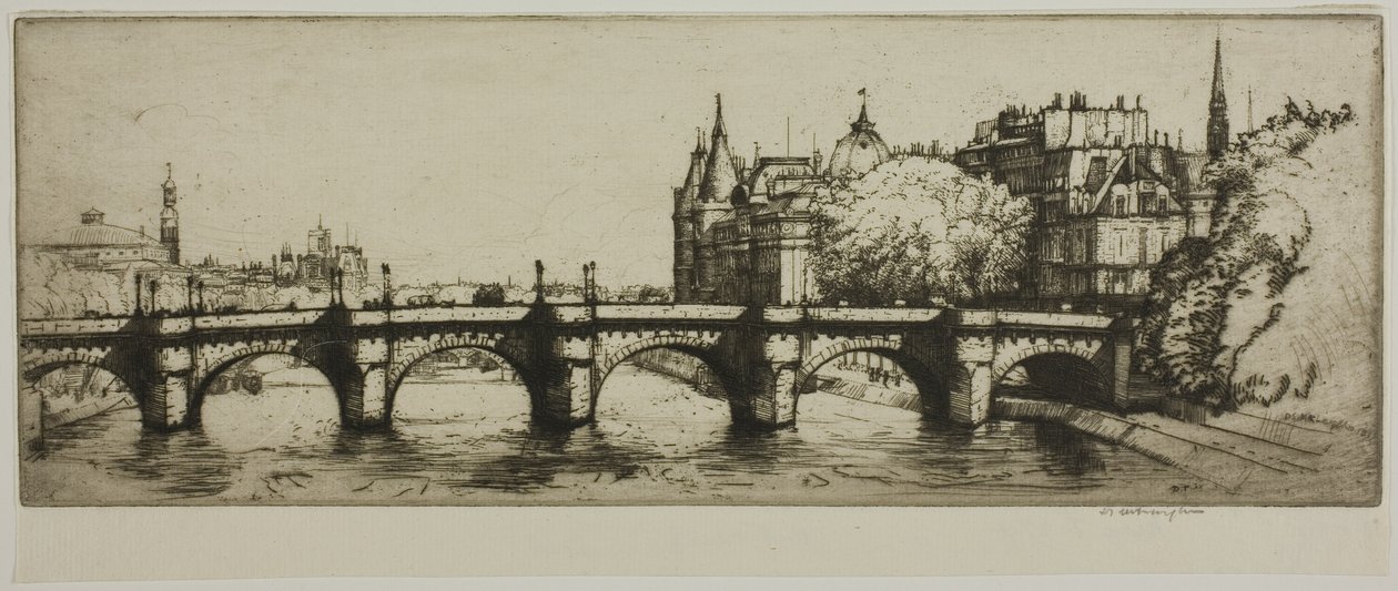 Le Pont Neuf, Paris von Donald Shaw MacLaughlan