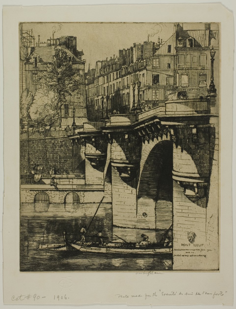 Le Pont Neuf, Paris von Donald Shaw MacLaughlan