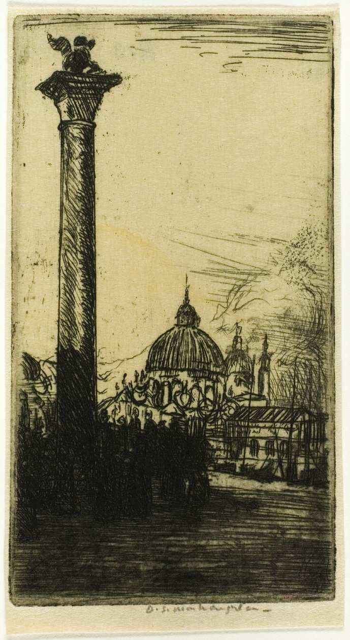 Löwensäule, Venedig von Donald Shaw MacLaughlan