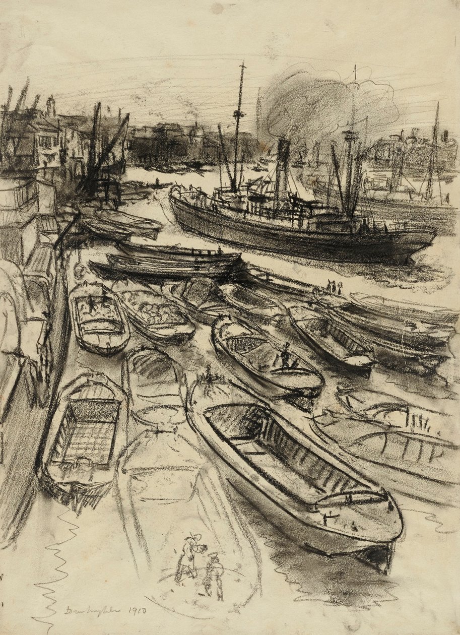 London an der Themse von Donald Shaw MacLaughlan