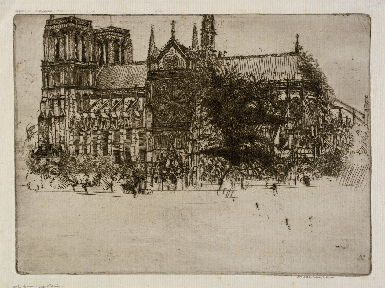 Notre-Dame de Paris von Donald Shaw MacLaughlan