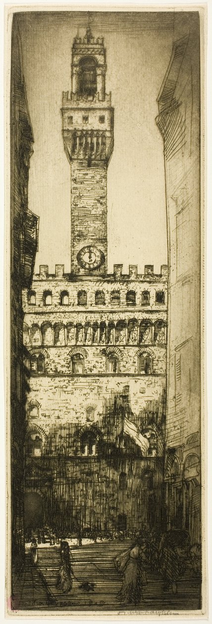 Palazzo Vecchio, Florenz von Donald Shaw MacLaughlan