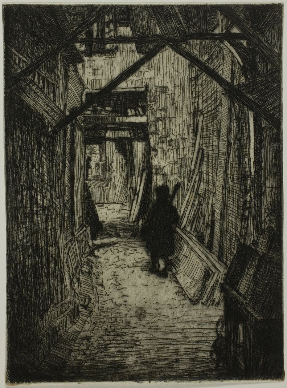 Durchgang, Rouen von Donald Shaw MacLaughlan