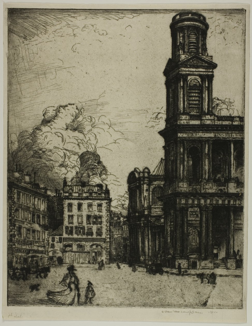 Saint Sulpice, Paris: Der große Turm von Donald Shaw MacLaughlan