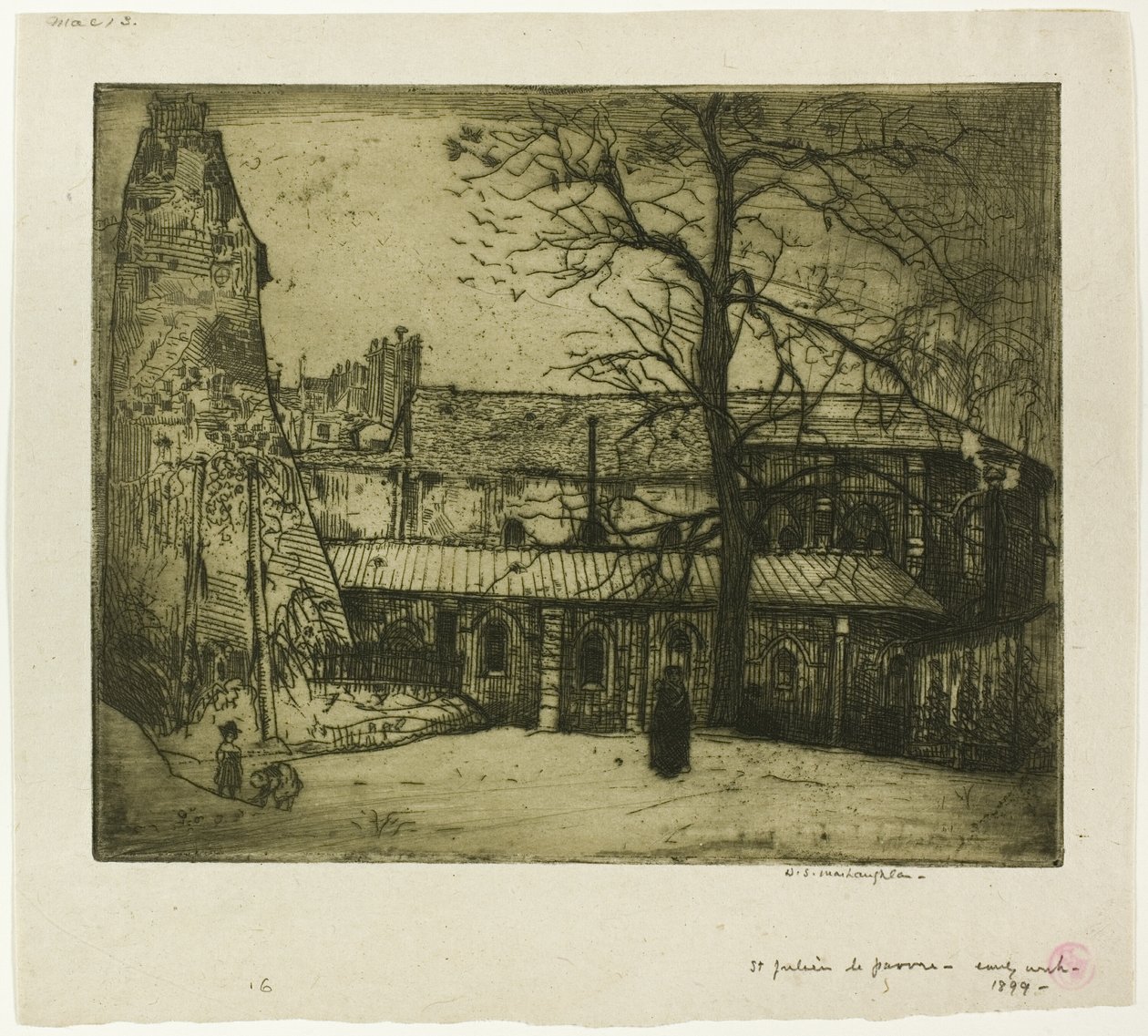 St. Julien-le-Pauvre von Donald Shaw MacLaughlan