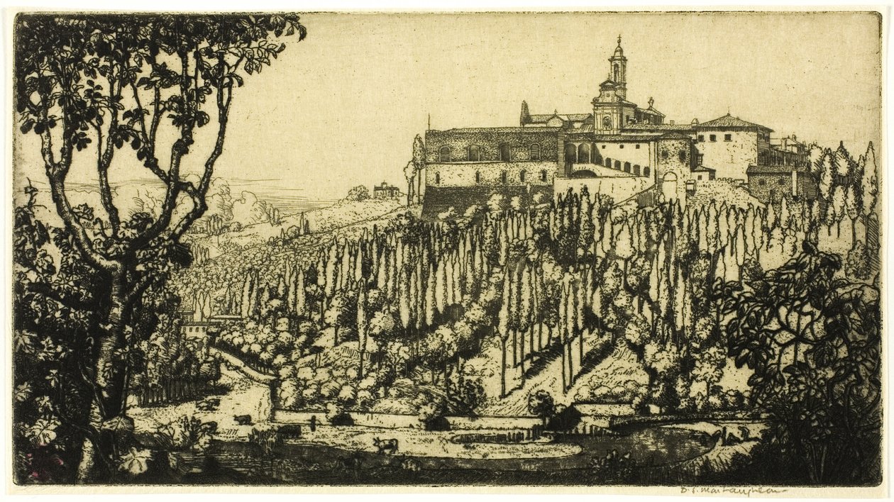 Die Certosa, Florenz von Donald Shaw MacLaughlan