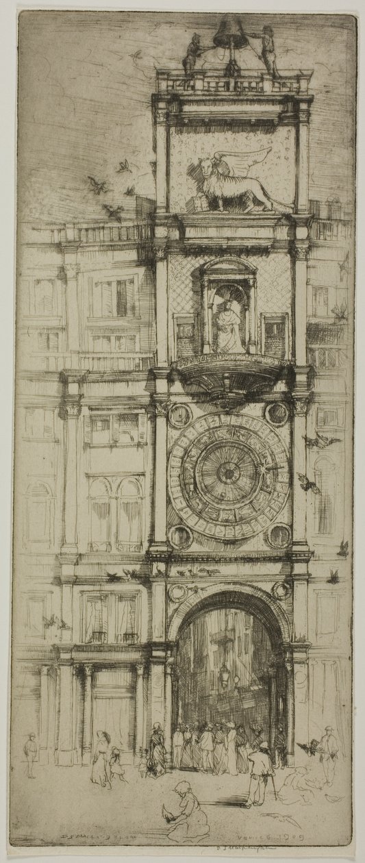 Der Uhrturm, Venedig von Donald Shaw MacLaughlan