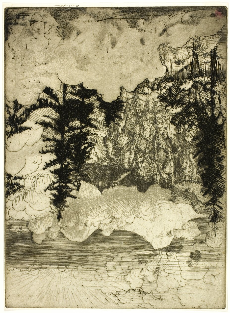 Die zwei Kiefern, Schweiz von Donald Shaw MacLaughlan