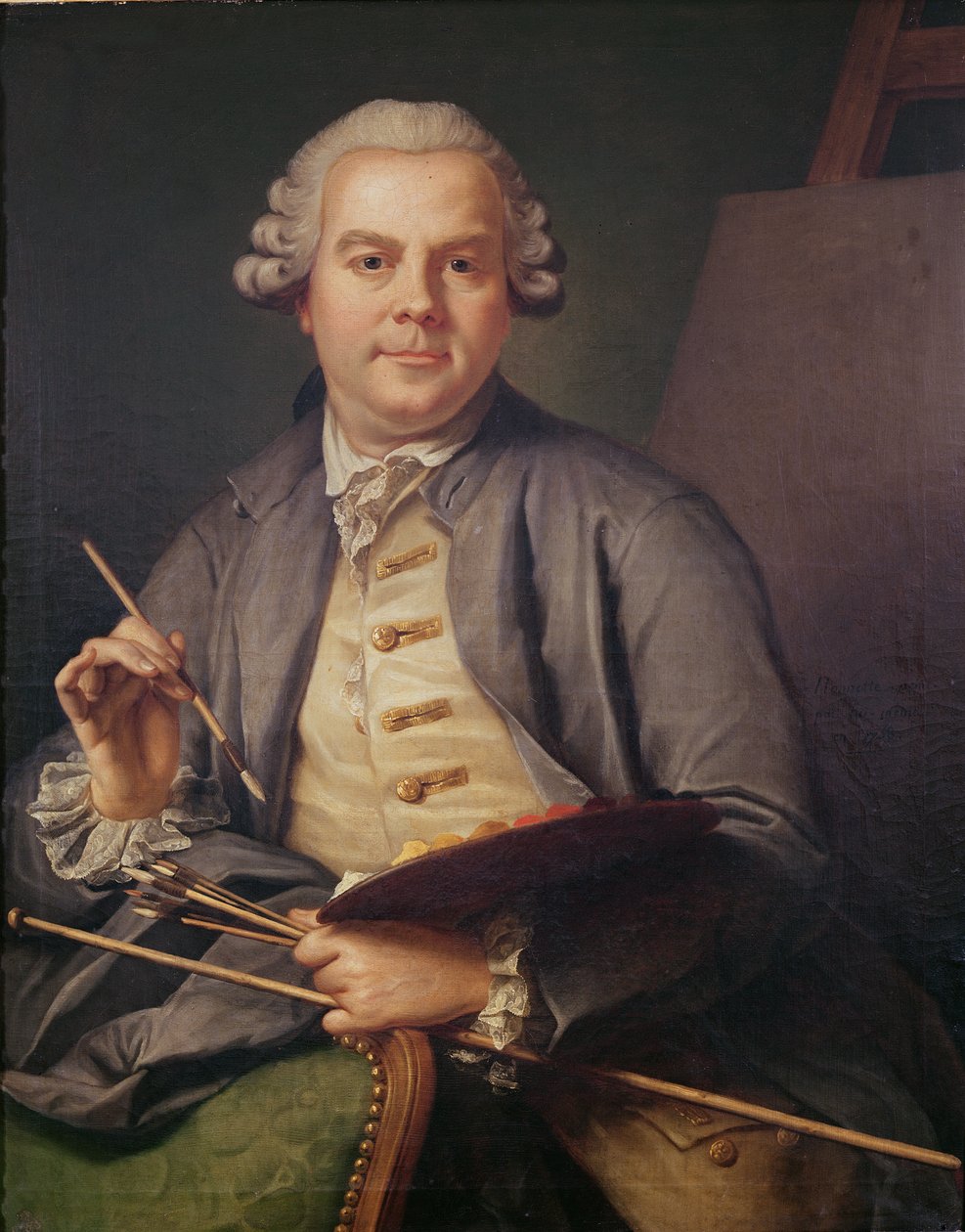 Selbstporträt, 1758 von Donat Nonotte