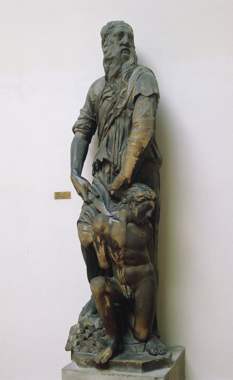 Abraham und Isaak, 1421 von Donatello