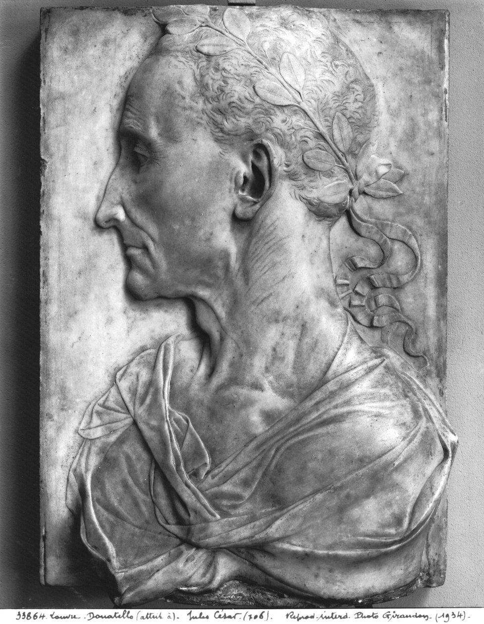 Porträt von Julius Caesar (101-44 v. Chr.) von Donatello