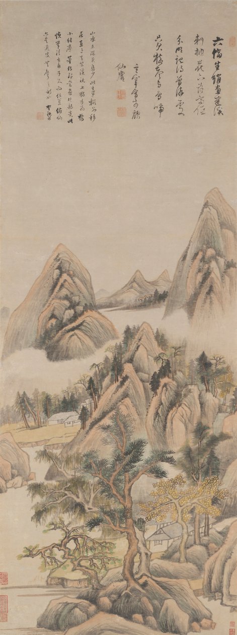 Erinnerung an den Jian-Fluss von Dong Qichang