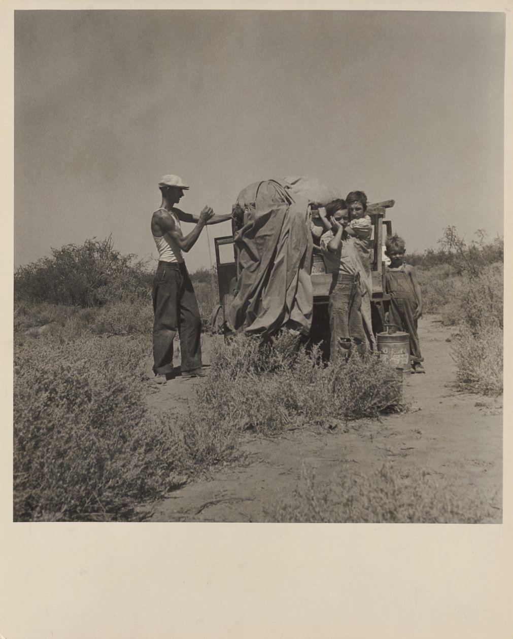 Durchreisende, New Mexico von Dorothea Lange
