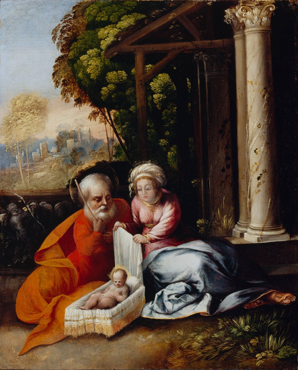 Die Heilige Familie von Dosso Dossi