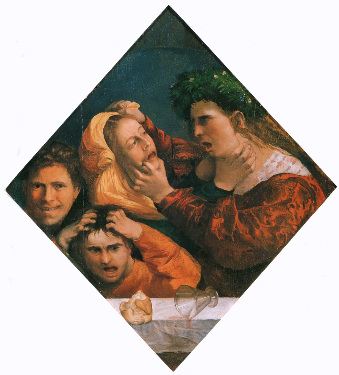 Der Streit, ca. 1515-20 von Dosso Dossi