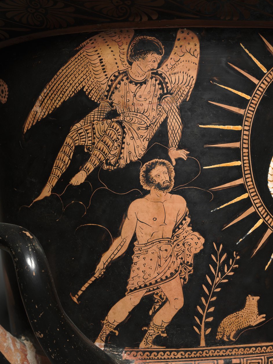 (Detail) einer rotfigurigen Lekythos von Douris