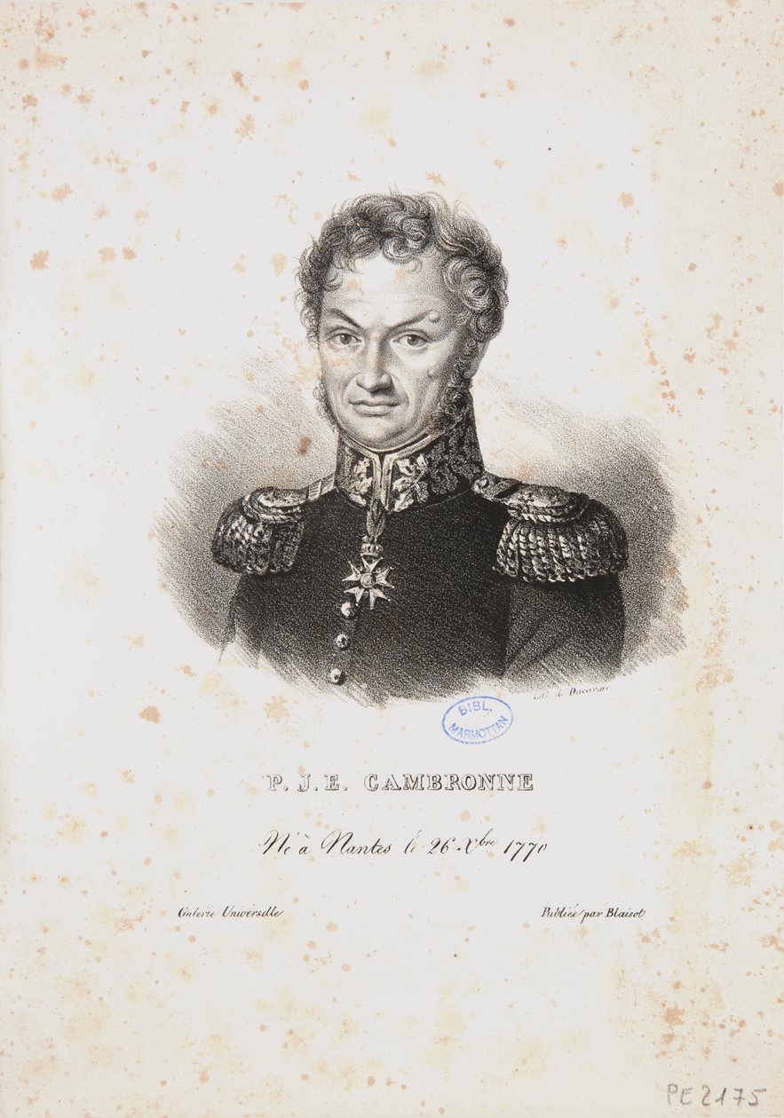 P.J.E. Cambronne, ca. 1820 von Ducarme