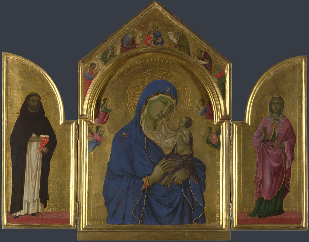 Duccio London Triptychon von Duccio di Buoninsegna