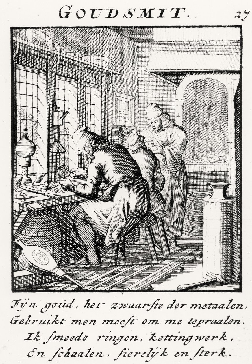 Der Goldschmied, 1718 von Dutch School