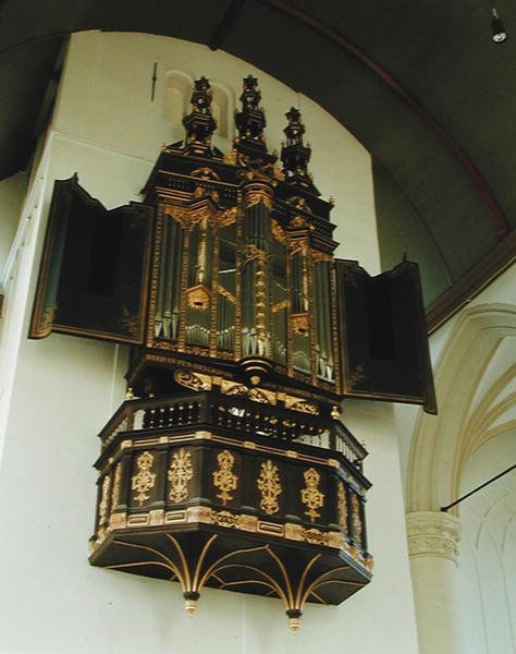 Ansicht der Orgel, 1637 von Dutch School