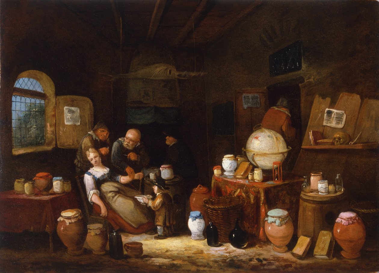 Niederländischer Apotheker, ca. 1775-1800 von Dutch School