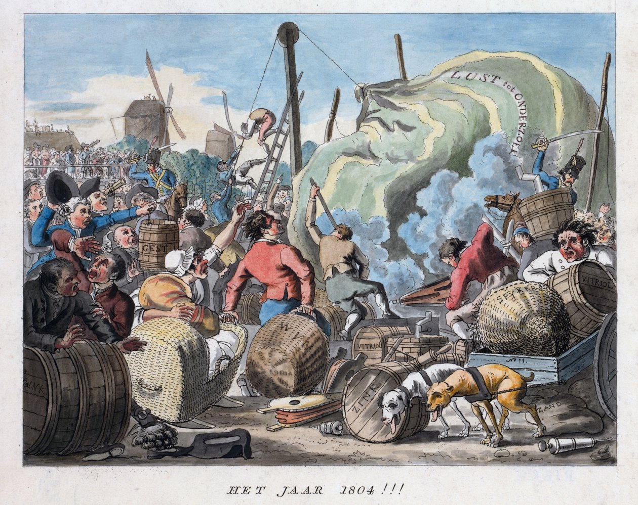 Das Jahr 1804, ca. 1794 von Dutch School