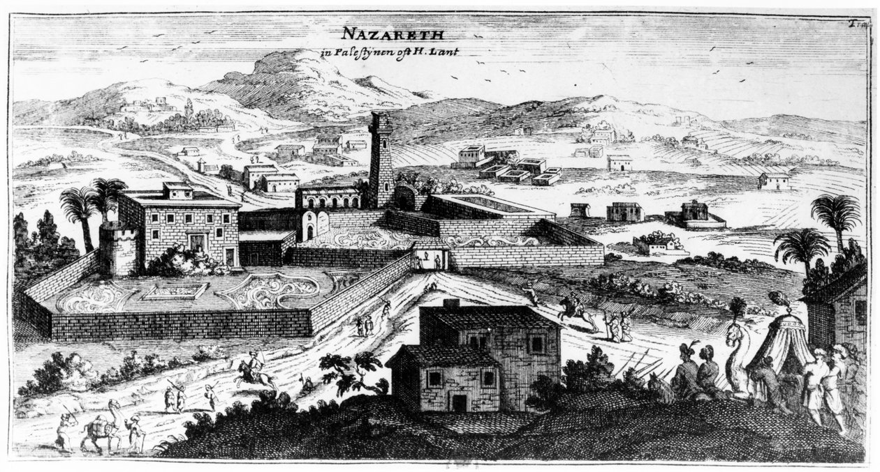 Ansicht von Nazareth von Dutch School