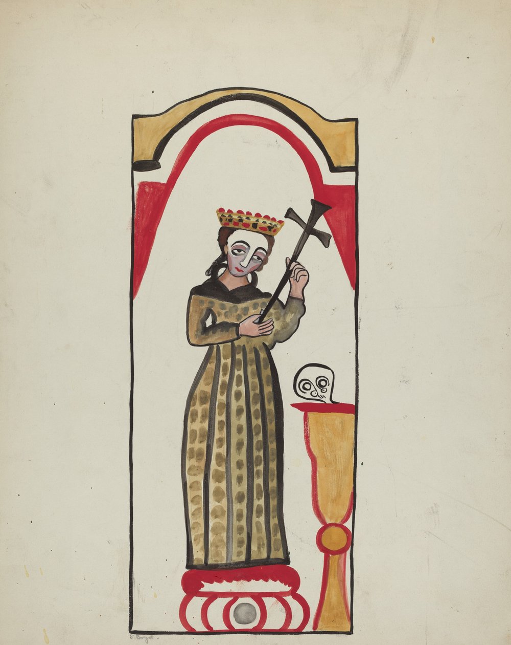 Retablo-Santa Rita von E. Boyd