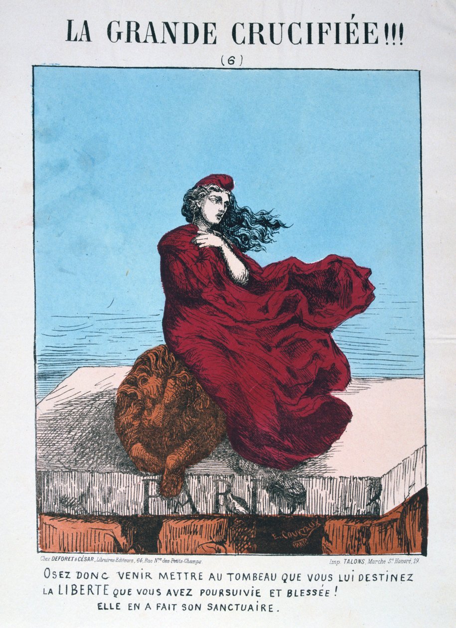 Allegorie der Republik Frankreich von E. Courtaux