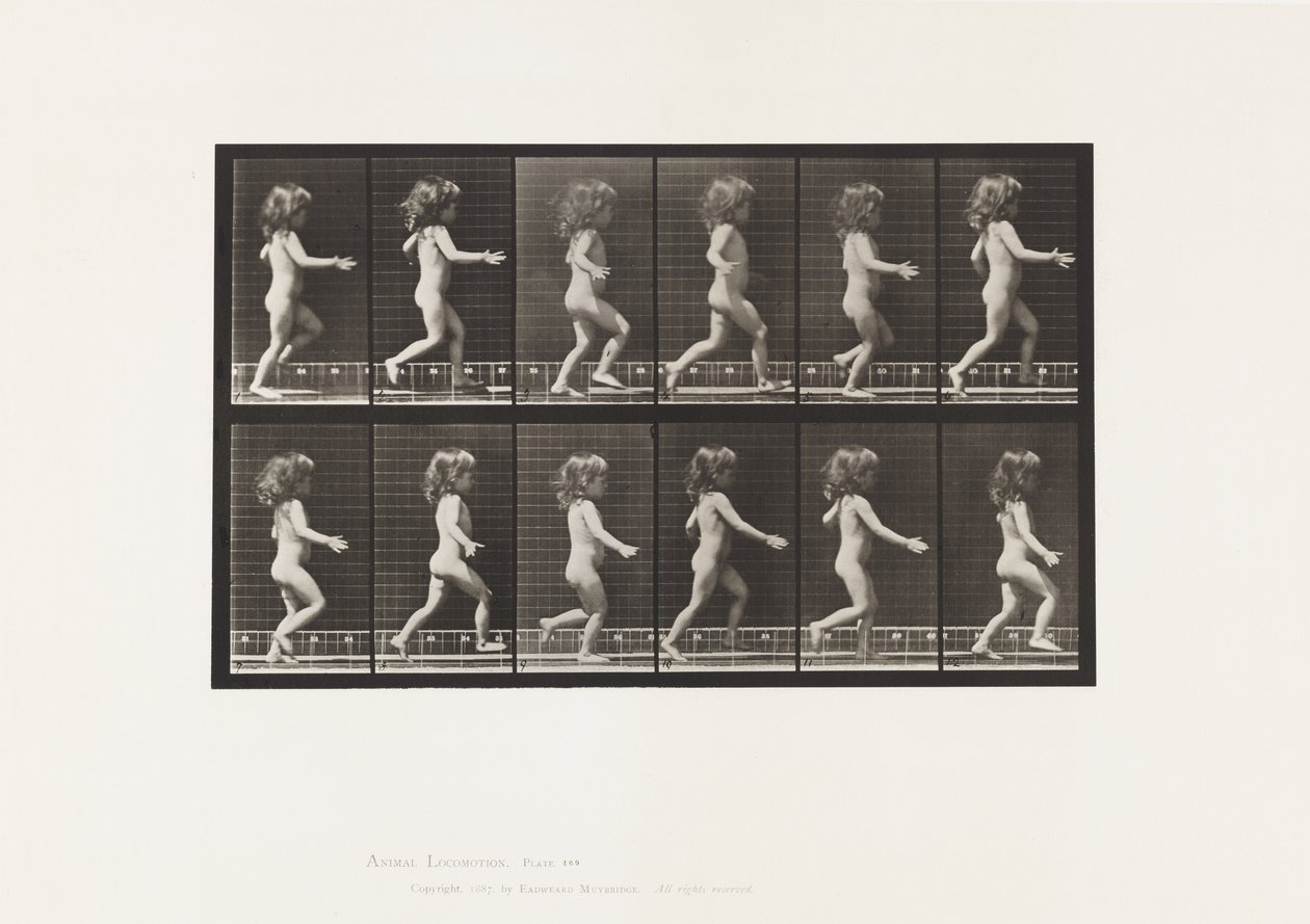 Kind, rennend von Eadweard Muybridge