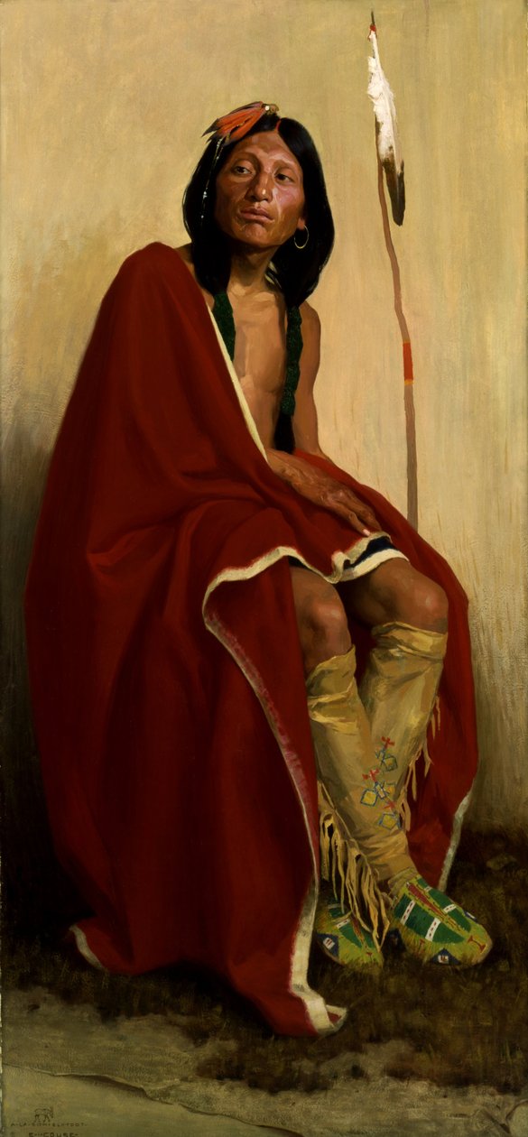 Elk-Foot vom Taos-Stamm von Eanger Irving Couse