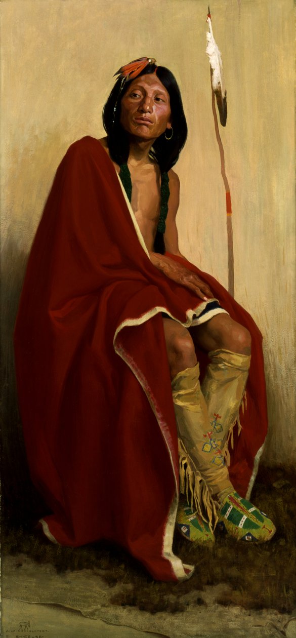 Elk-Foot vom Taos-Stamm, 1909 von Eanger Irving Couse