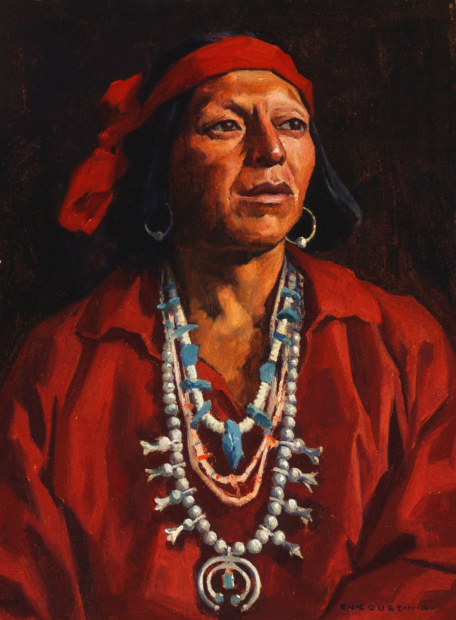Juan, Pueblo-Indianer von Eanger Irving Couse