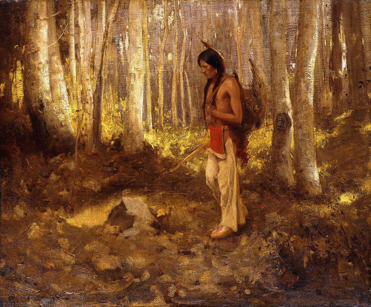 Einsamer Jäger von Eanger Irving Couse