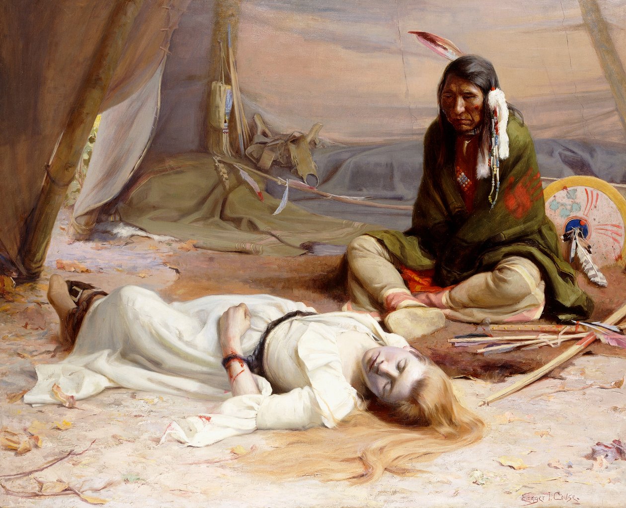 Der Gefangene von Eanger Irving Couse
