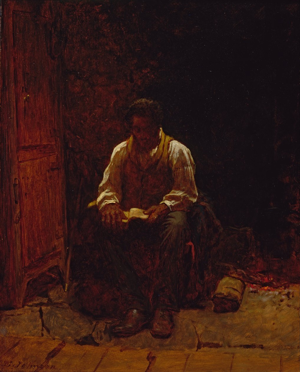 Der Herr ist mein Hirte von Eastman Johnson