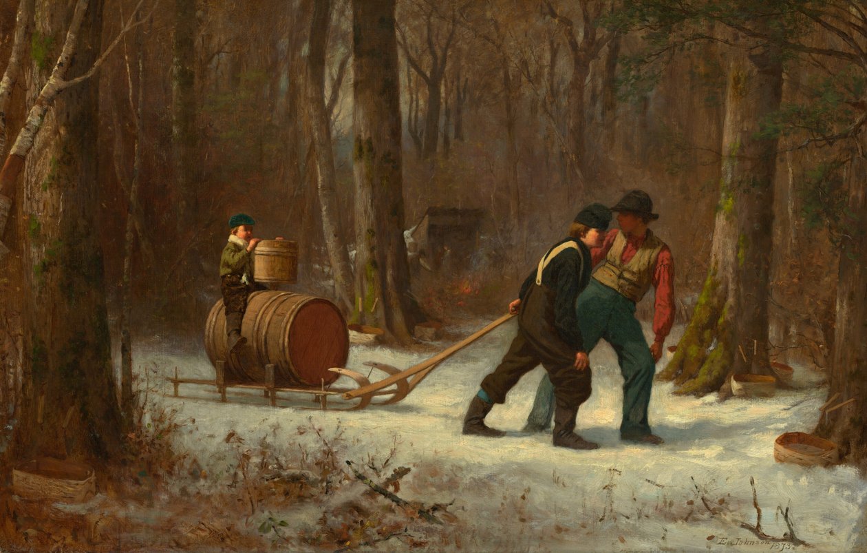 Auf dem Weg zum Lager von Eastman Johnson