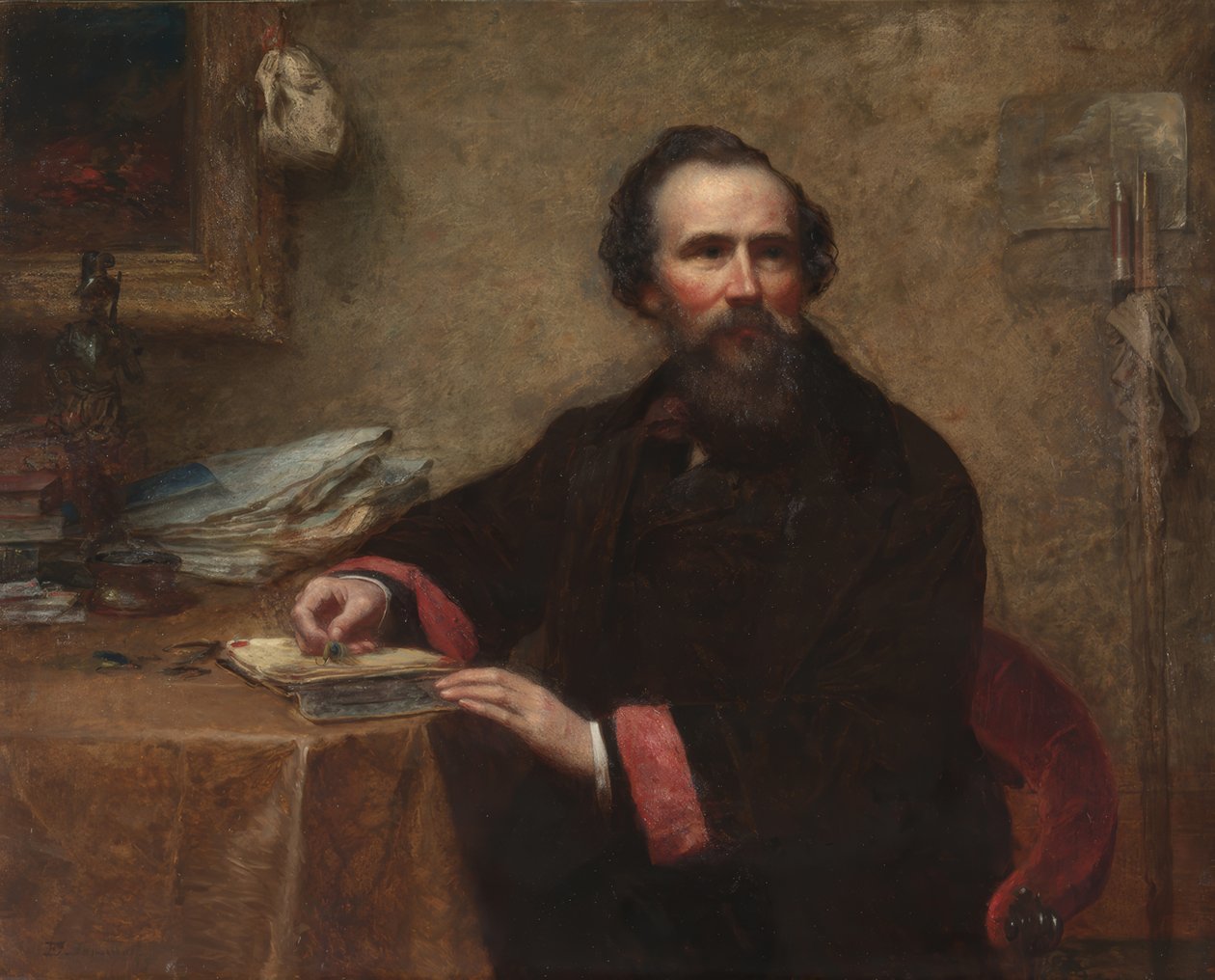 Porträt von Genio C. Scott von Eastman Johnson