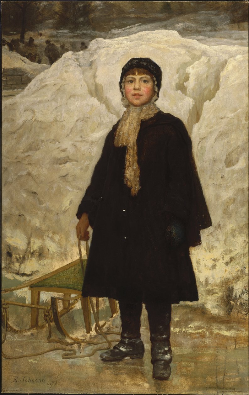 Porträt eines Kindes von Eastman Johnson