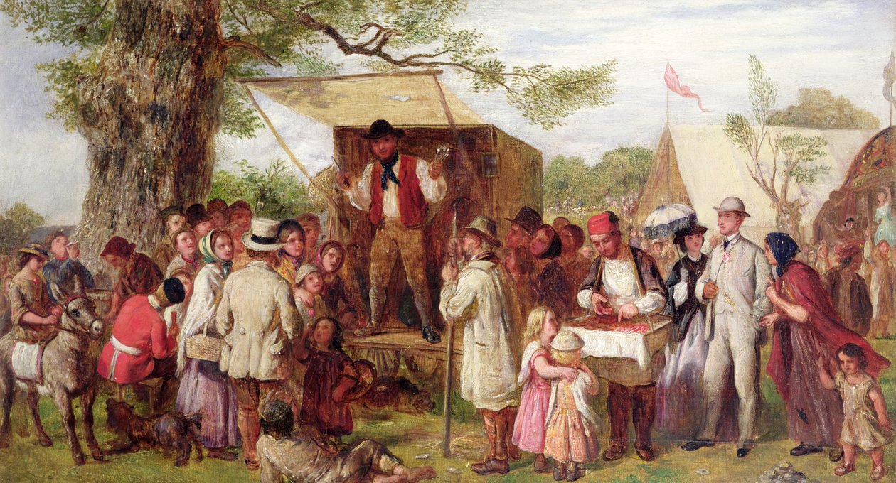 Billiger Jack auf dem Landjahrmarkt von Ebenezer Newman Downard