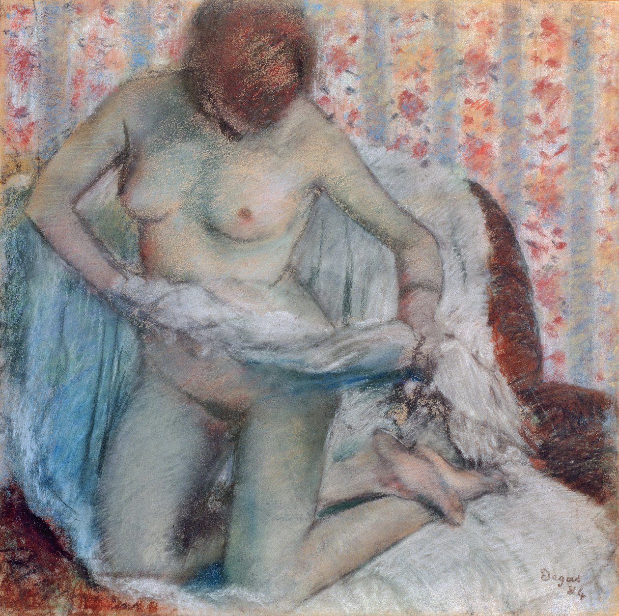 Nach dem Bad, 1884 von Edgar Degas